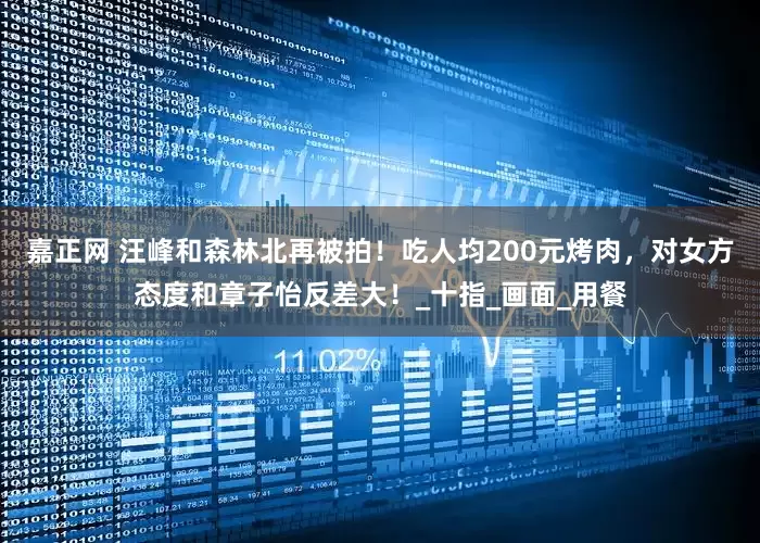 嘉正网 汪峰和森林北再被拍！吃人均200元烤肉，对女方态度和章子怡反差大！_十指_画面_用餐