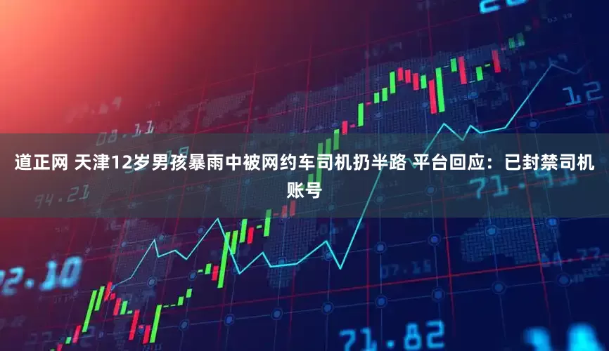 道正网 天津12岁男孩暴雨中被网约车司机扔半路 平台回应：已封禁司机账号